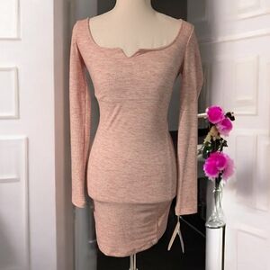 GB girls Pink Long Sleeve Dress